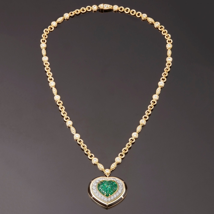 Venezia, Coloured gem, diamond and enamel necklace
